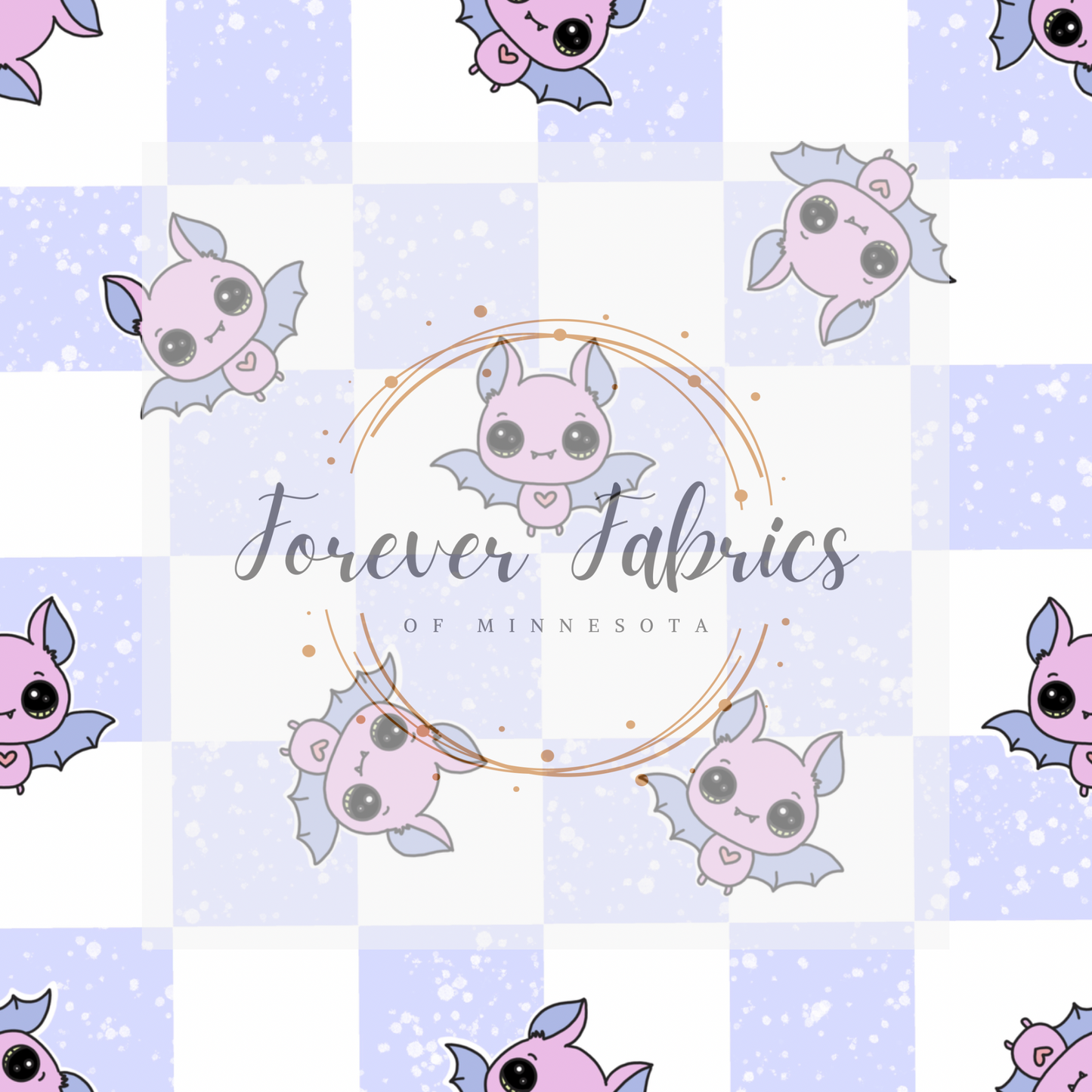 Checkered Bats ! | Preorder | Fabric By The Yard