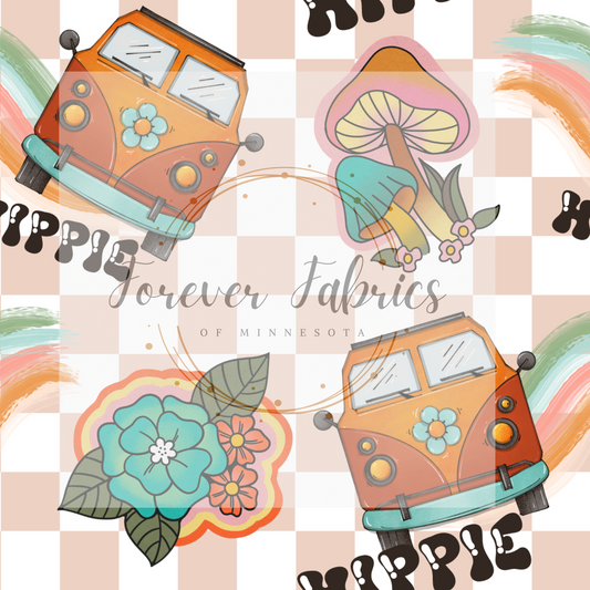 Hippie Van | Preorder | Fabric By The Yard