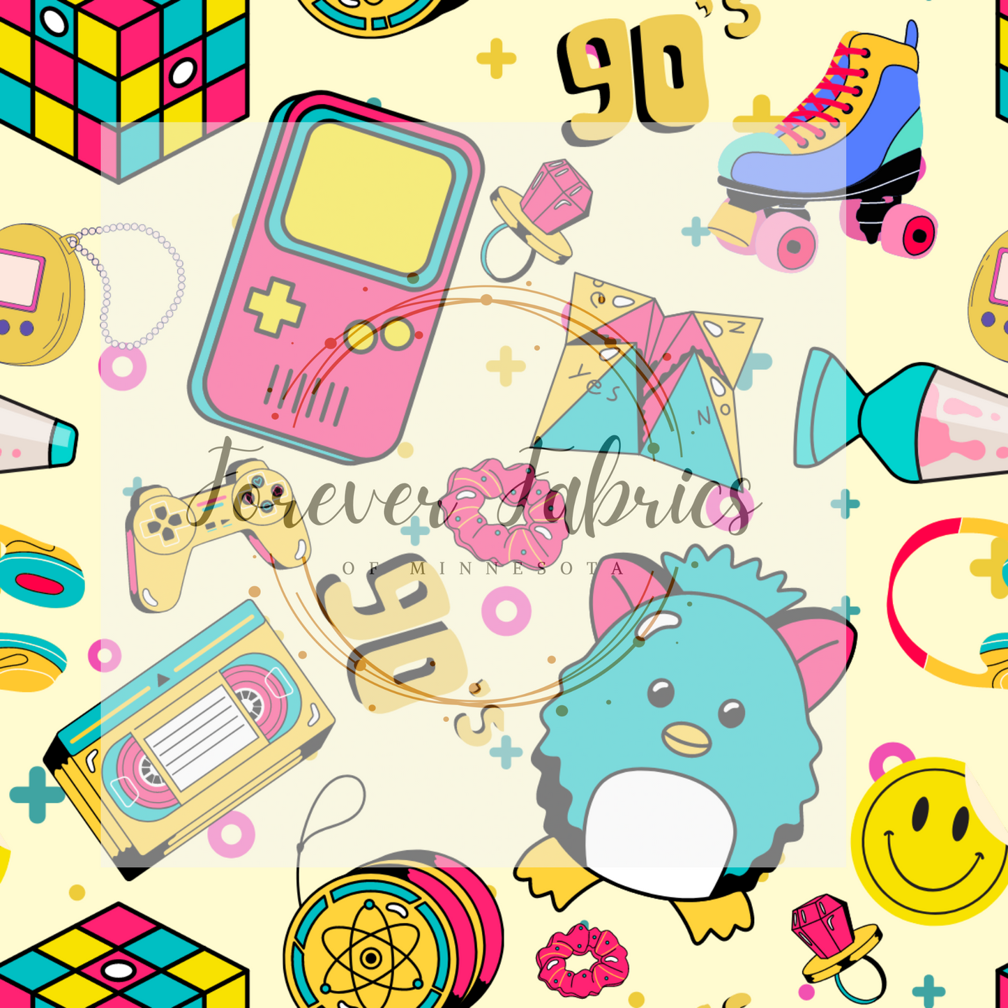 90’s Gadgets | Preorder | Fabric By The Yard
