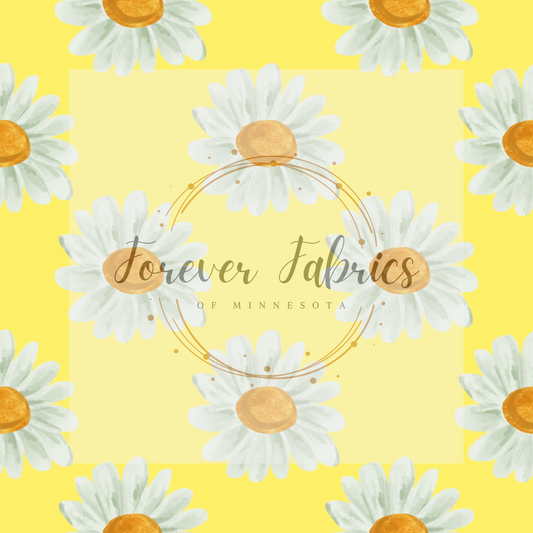 Yellow Daisies | Preorder | By The Yard