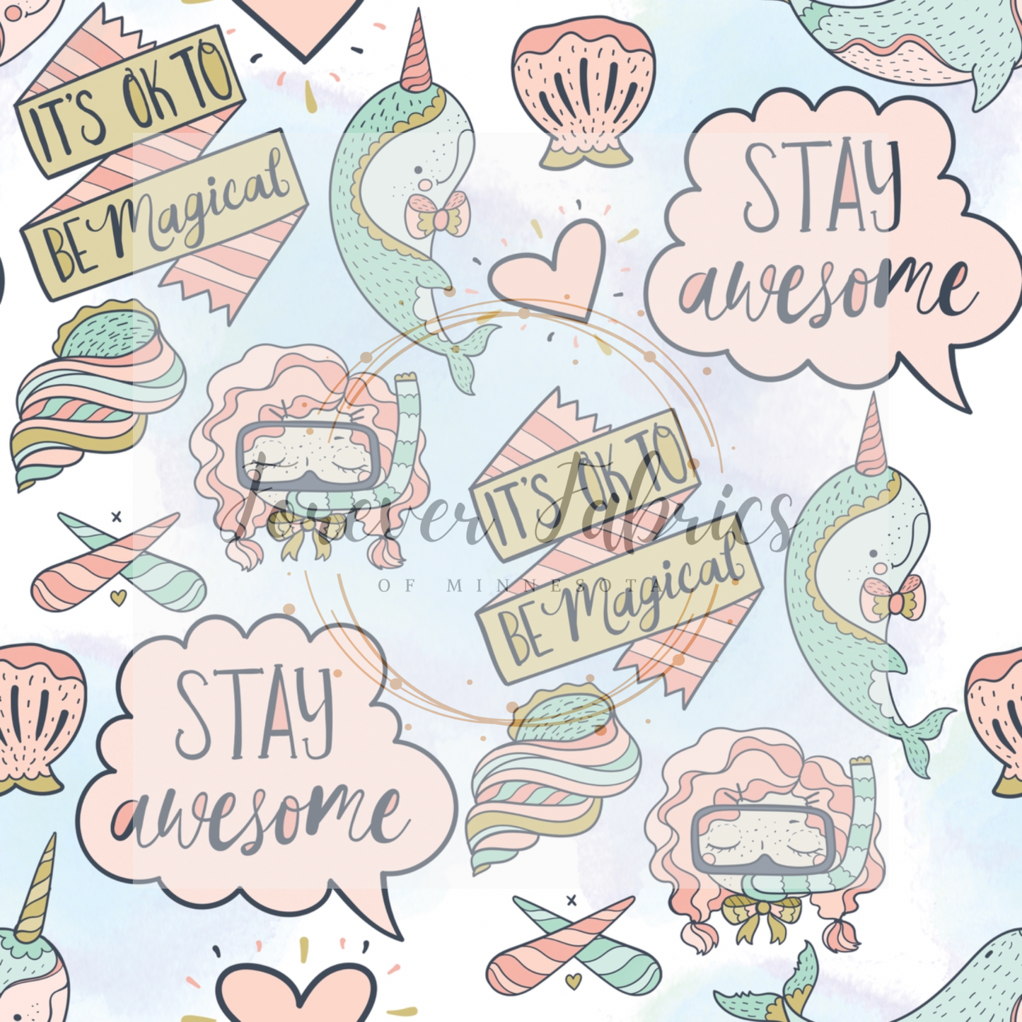 Stay Awesome | Preorder | By The Yard