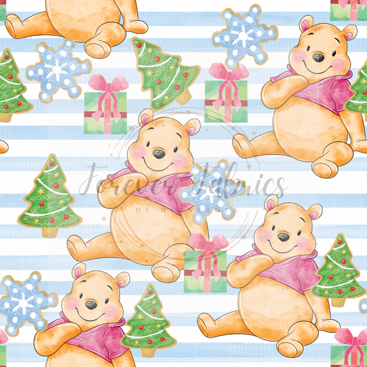 Christmas Winnie | Preorder| By The Yard