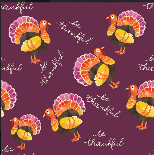 Be Thankful | Preorder | By The Yard
