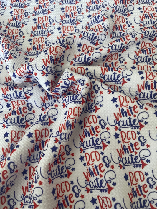 Red White & Cutie | Printed Bullet