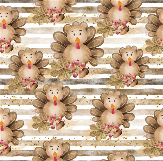 Happy Turkeys | Preorder | By The Yard