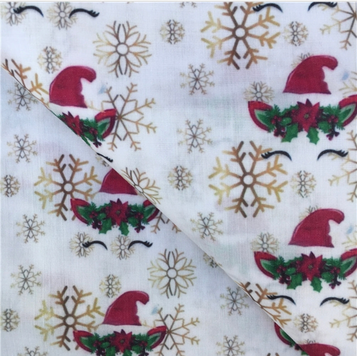 Unicorn Santa. Preorder | By The Yard