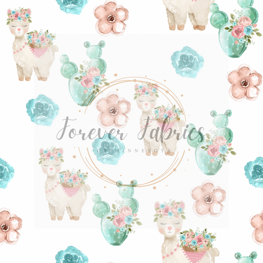 Cactus & Lamas | Preorder | By The Yard