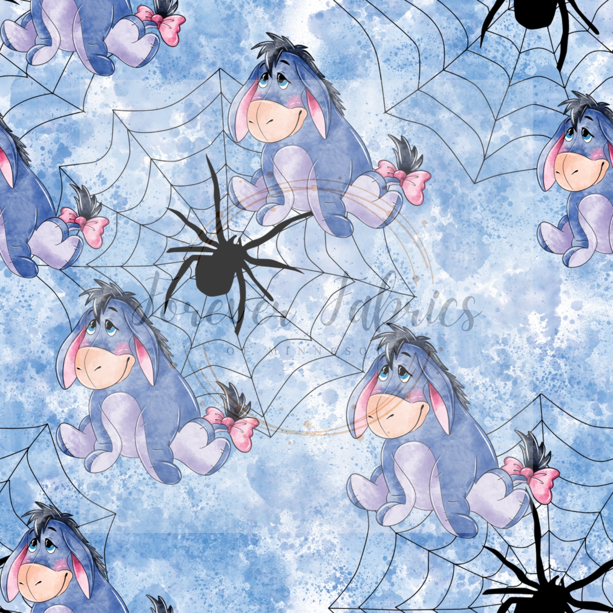 Eyore & Spiders | Preorder| By The Yard