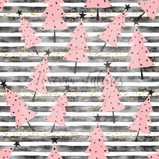 Pink Christmas Trees | Preorder| By The Yard