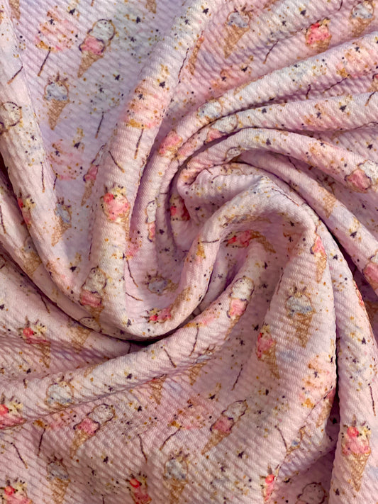 Ice Cream Cones on Pink Bullet