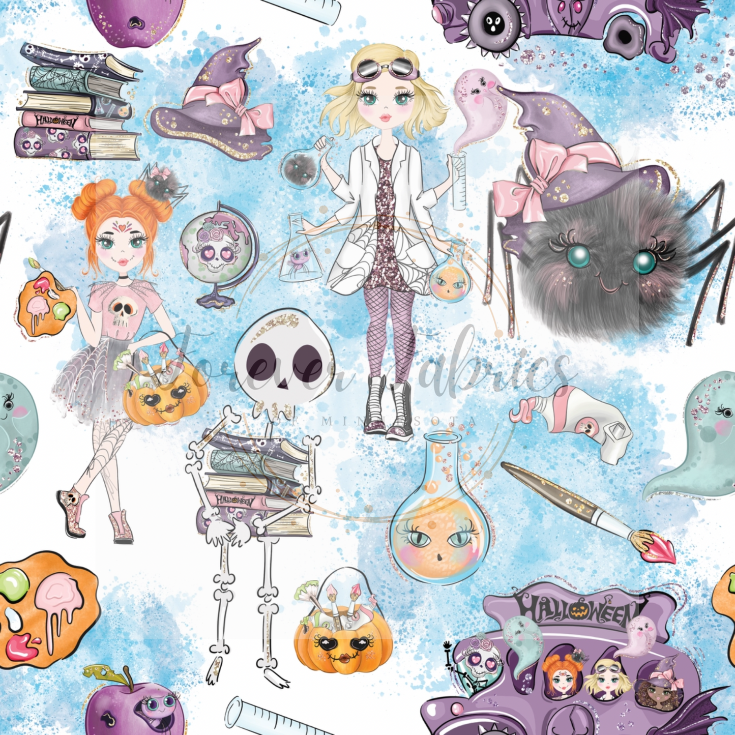 Skeletons & Friends | Preorder| By The Yard
