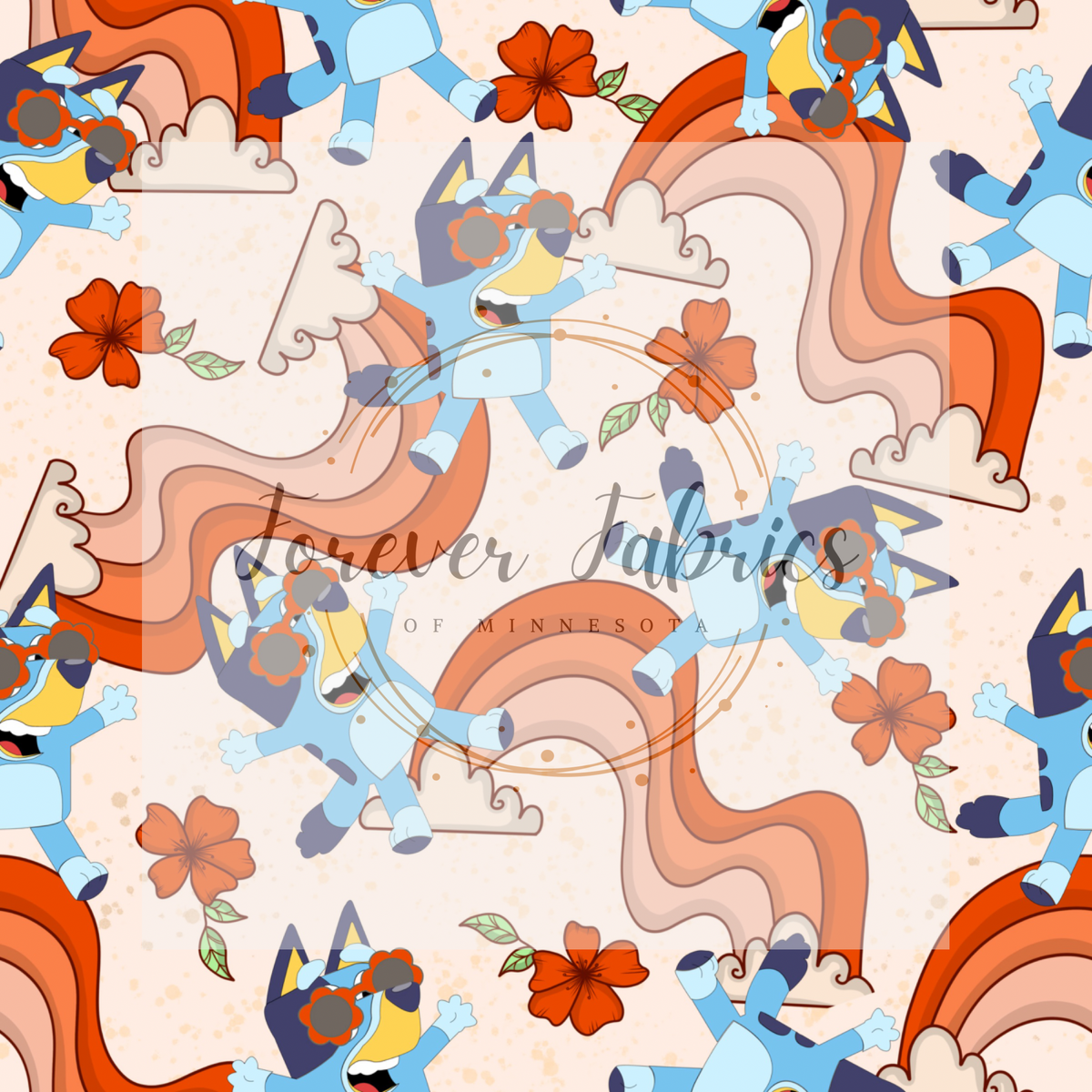 Boho Blue 3 | Preorder | By The Yard
