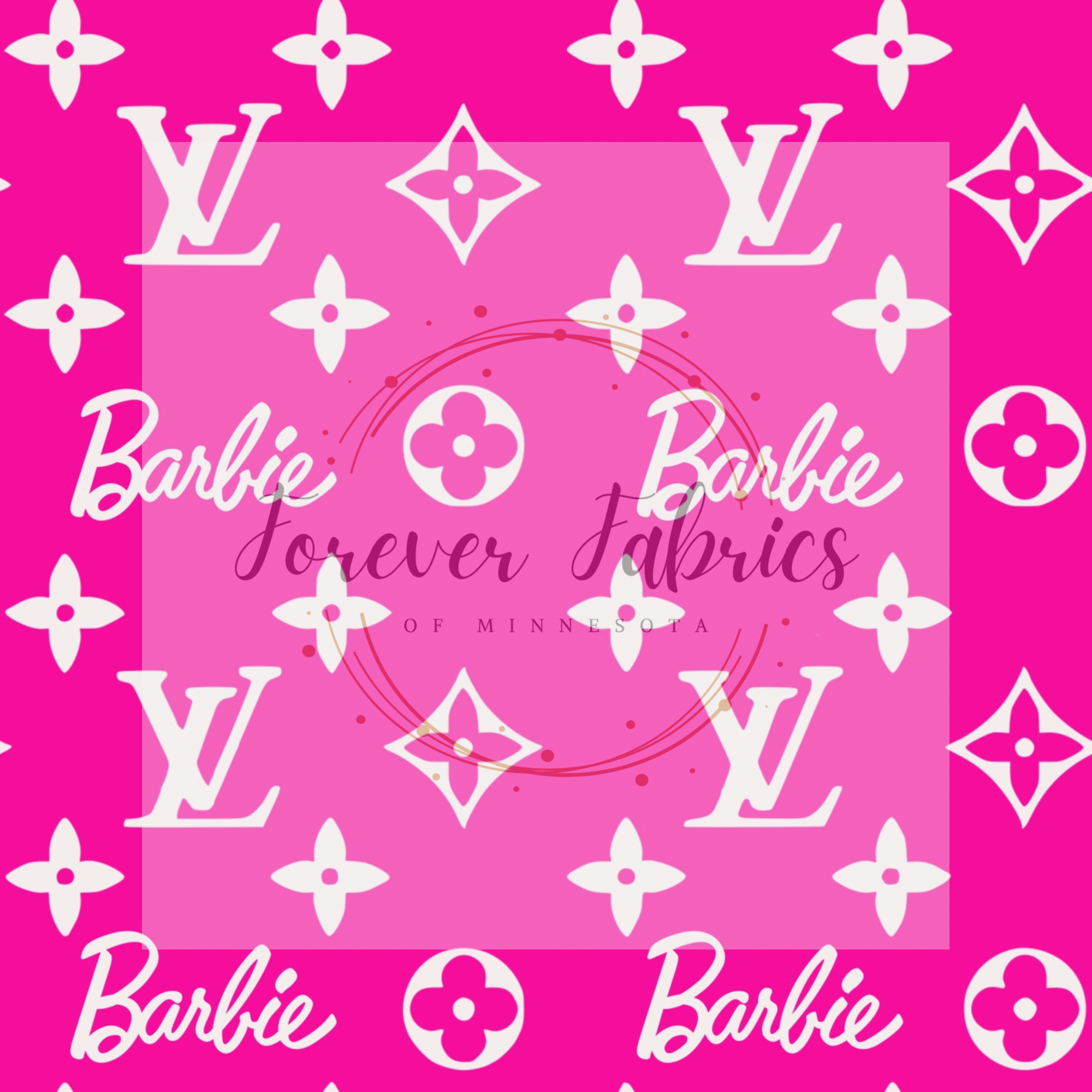 Barbie LV Pink | Preorder | By The Yard