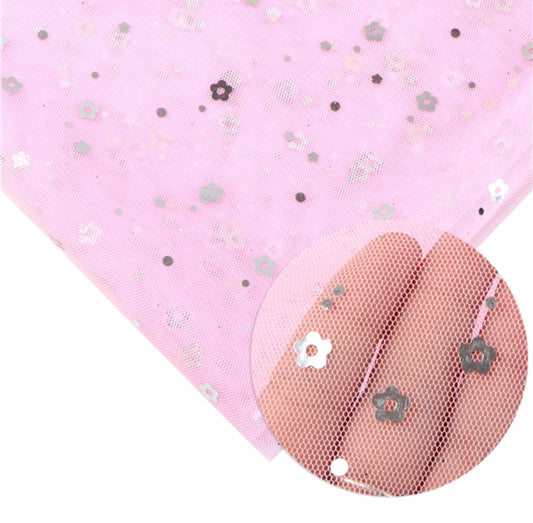 Flower Sequin | Mesh