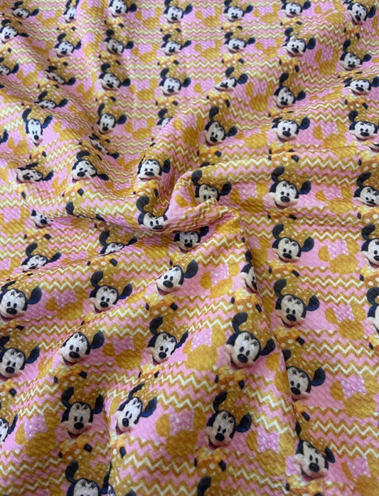 Pink/Gold Mice | Printed Bullet