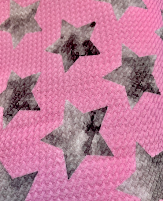 Pink + Silver Stars | Printed Bullet