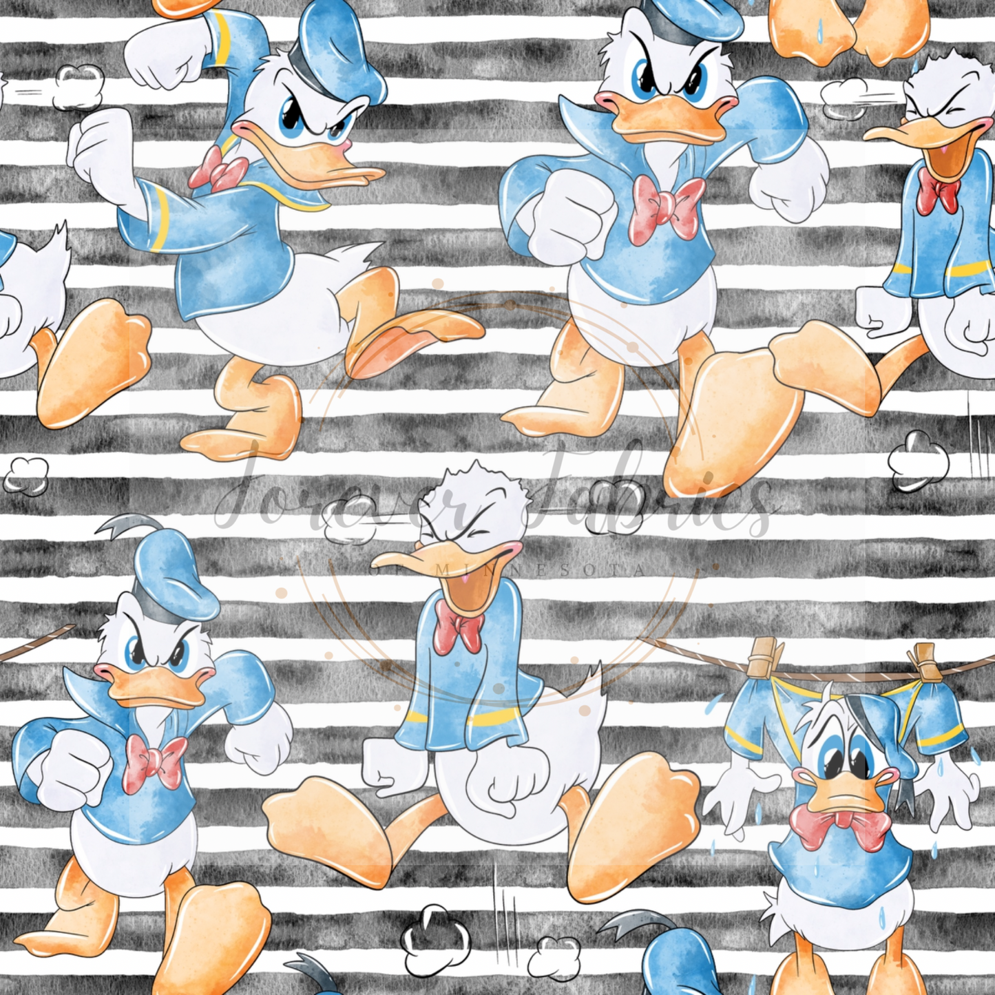 Dancing Ducks | Preorder |By The Yard