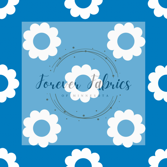 Blue Sunnies Floral | Preorder | By The Yard