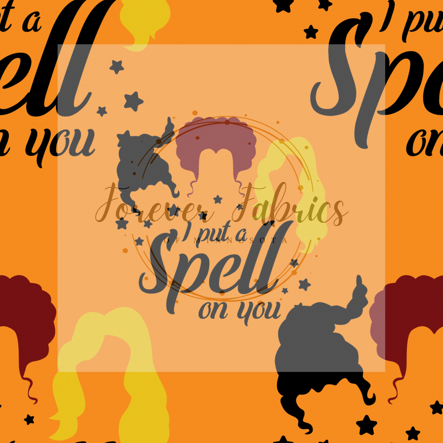 Spell On You Orange | Preorder | By The Yard