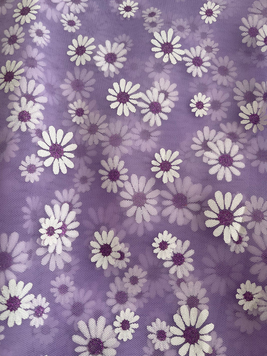 Purple Daisy Mesh