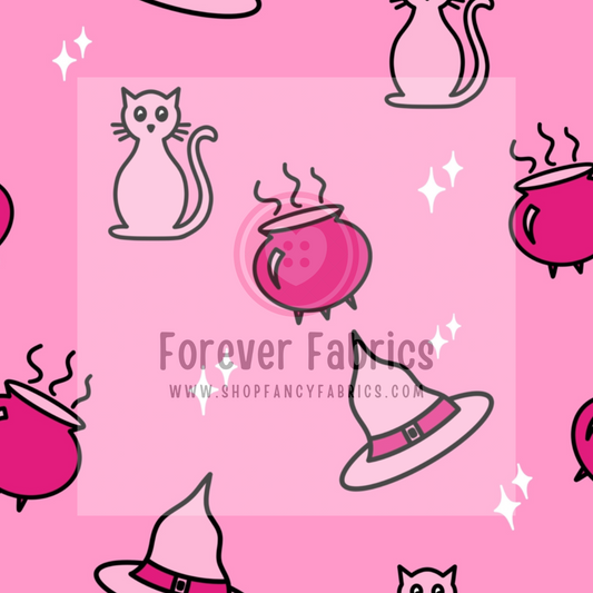 Witch Hats,cauldrons & Cats| Preorder | By The Yard