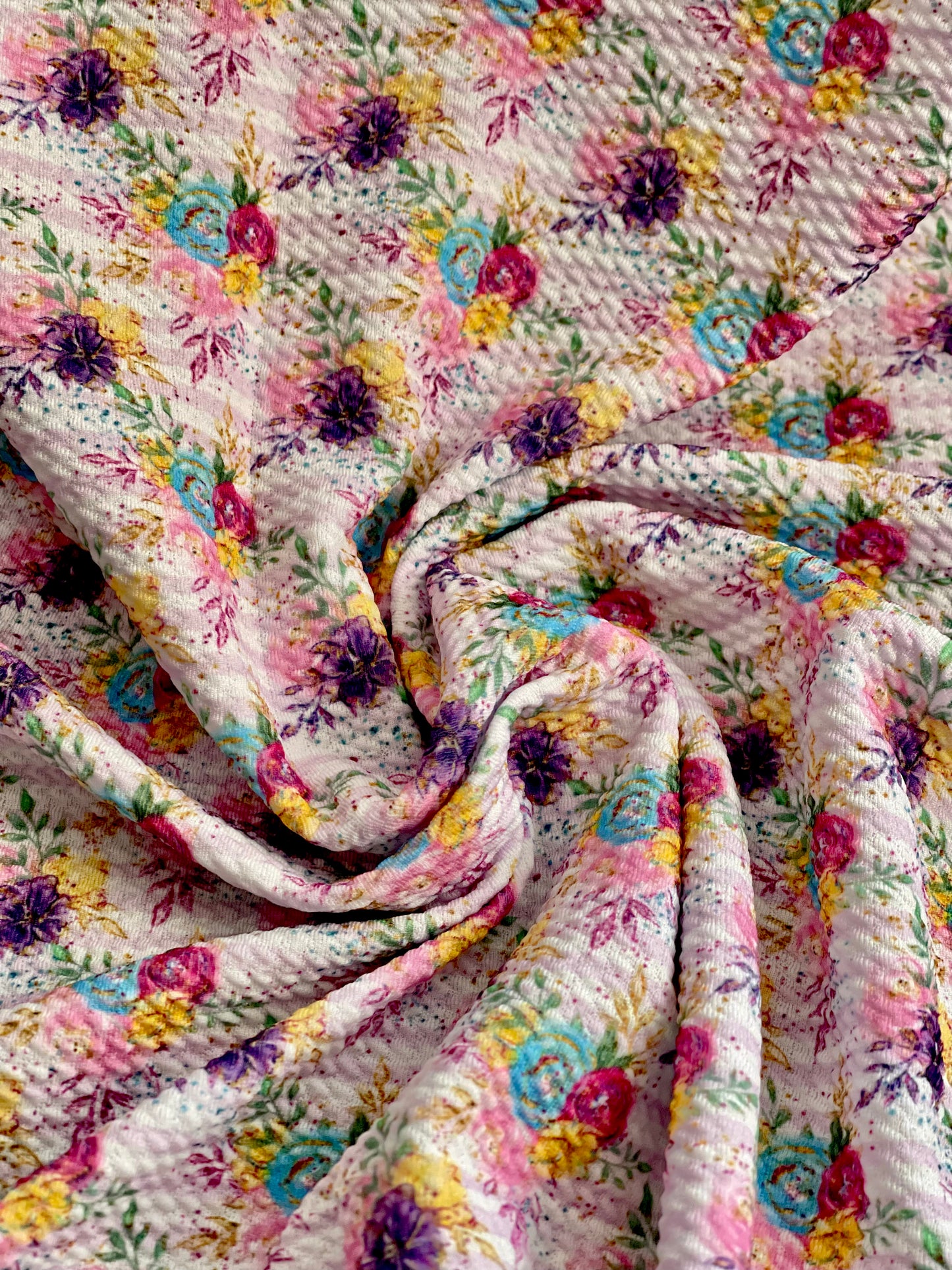 Blue Purple Flowers Bullet