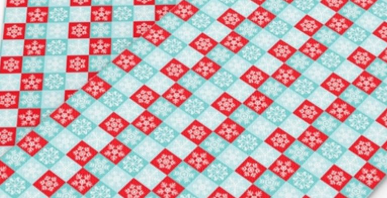 Snowflake Squares |. Preorder | By The Yard