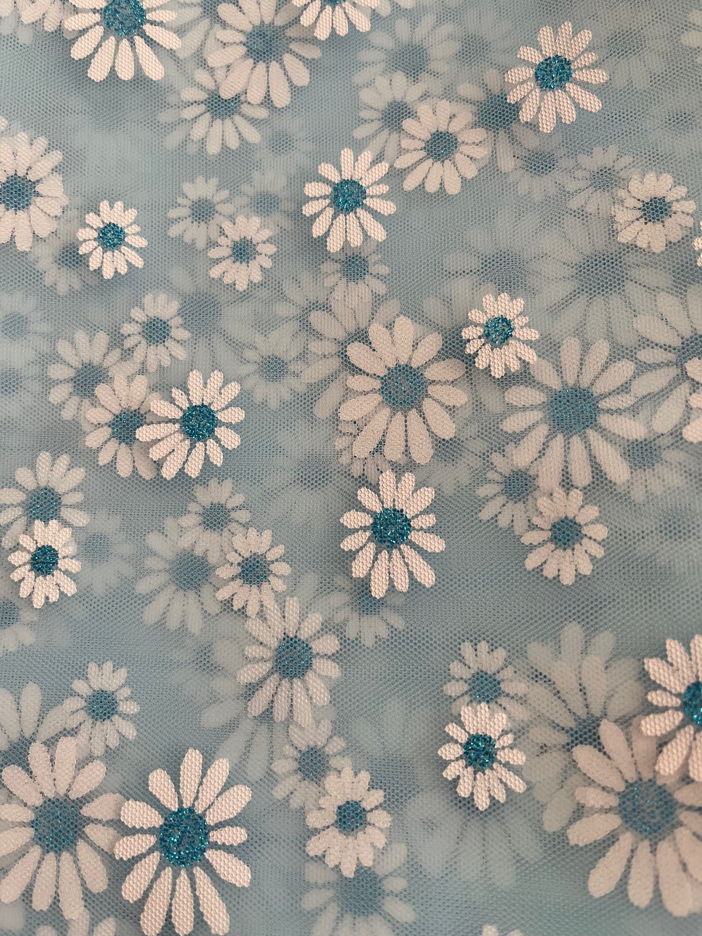 Blue Daisy Mesh