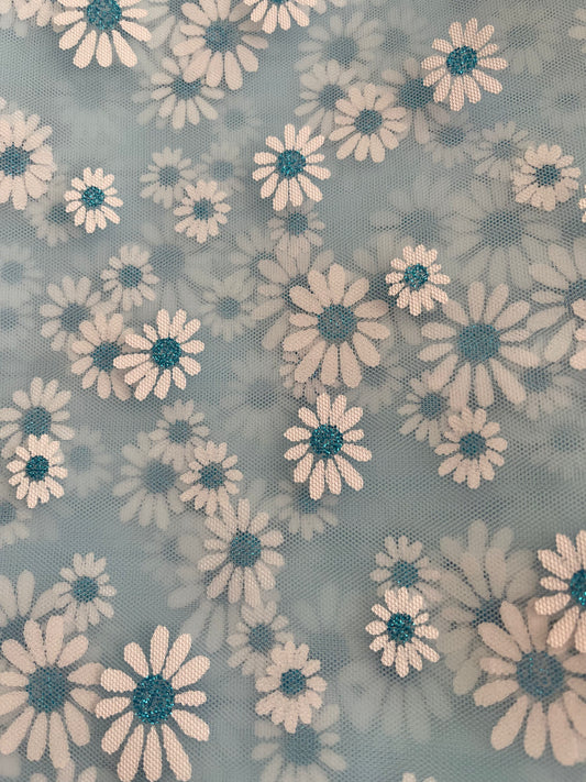 Blue Daisy Mesh