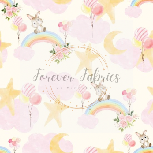 Bunnies & Rainbows Preorder | By The Yard