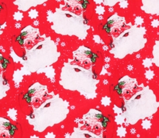 Red Santa . Preorder | By The Yard