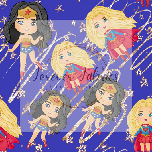 Female Super heros | Preorder | By The Yard