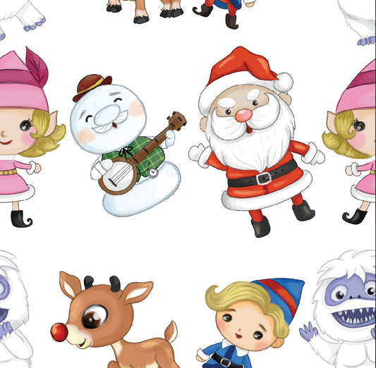 Santa & Musical friends | Preorder | By The Yard
