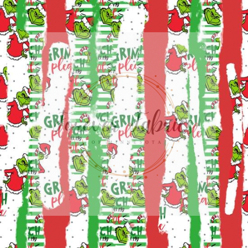 Grinch Stripes Preorder | By The Yard
