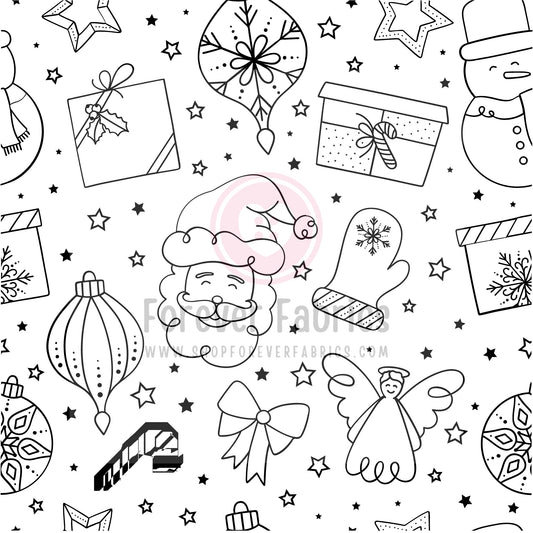 Black & White Holiday Cheer | Preorder | By The Yard