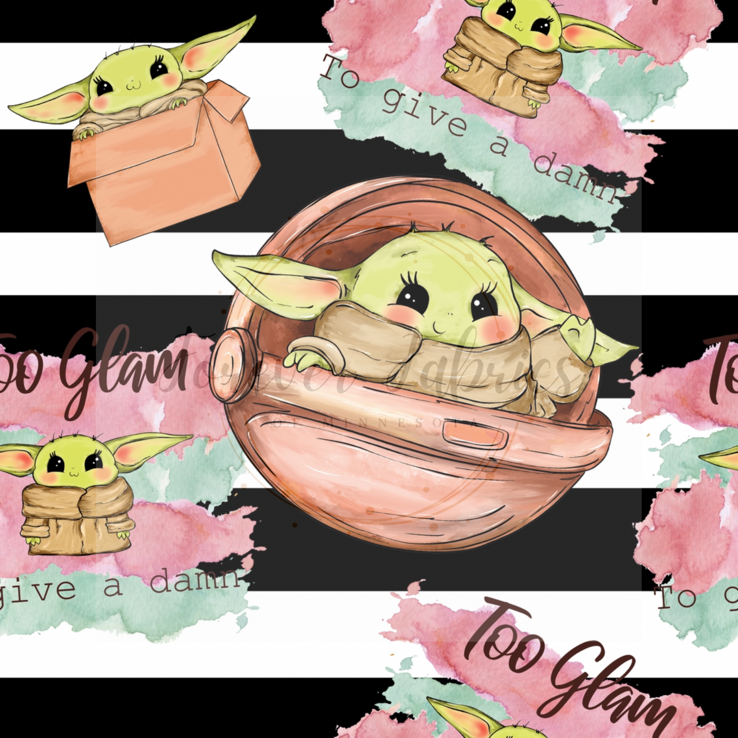 Glam Yoda | Preorder |By The Yard
