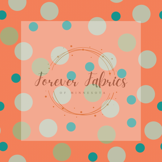 Orange Dots | Preorder | By The Yard