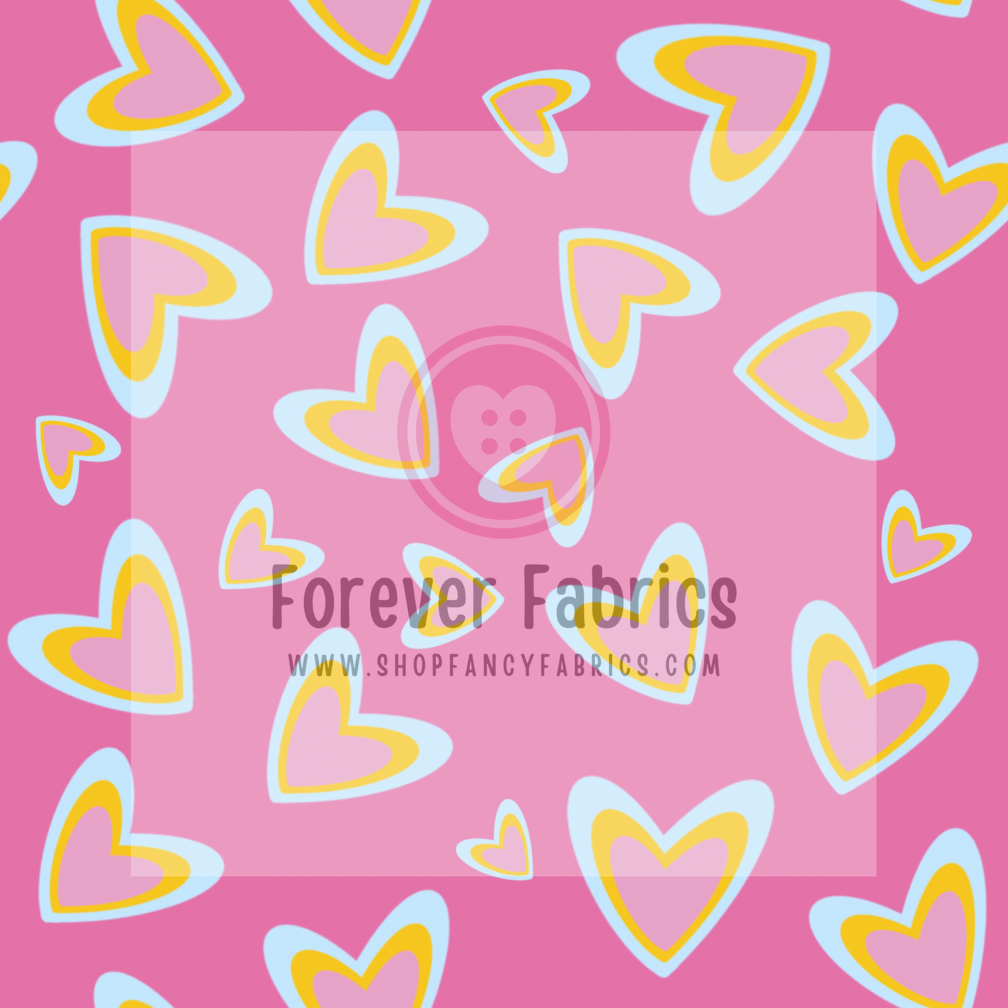 Playful Hearts | Preorder | By The Yard