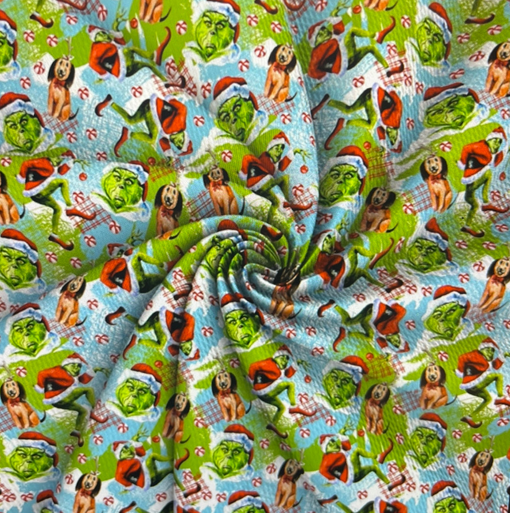 Grinch & Dog |Preorder |By The Yard