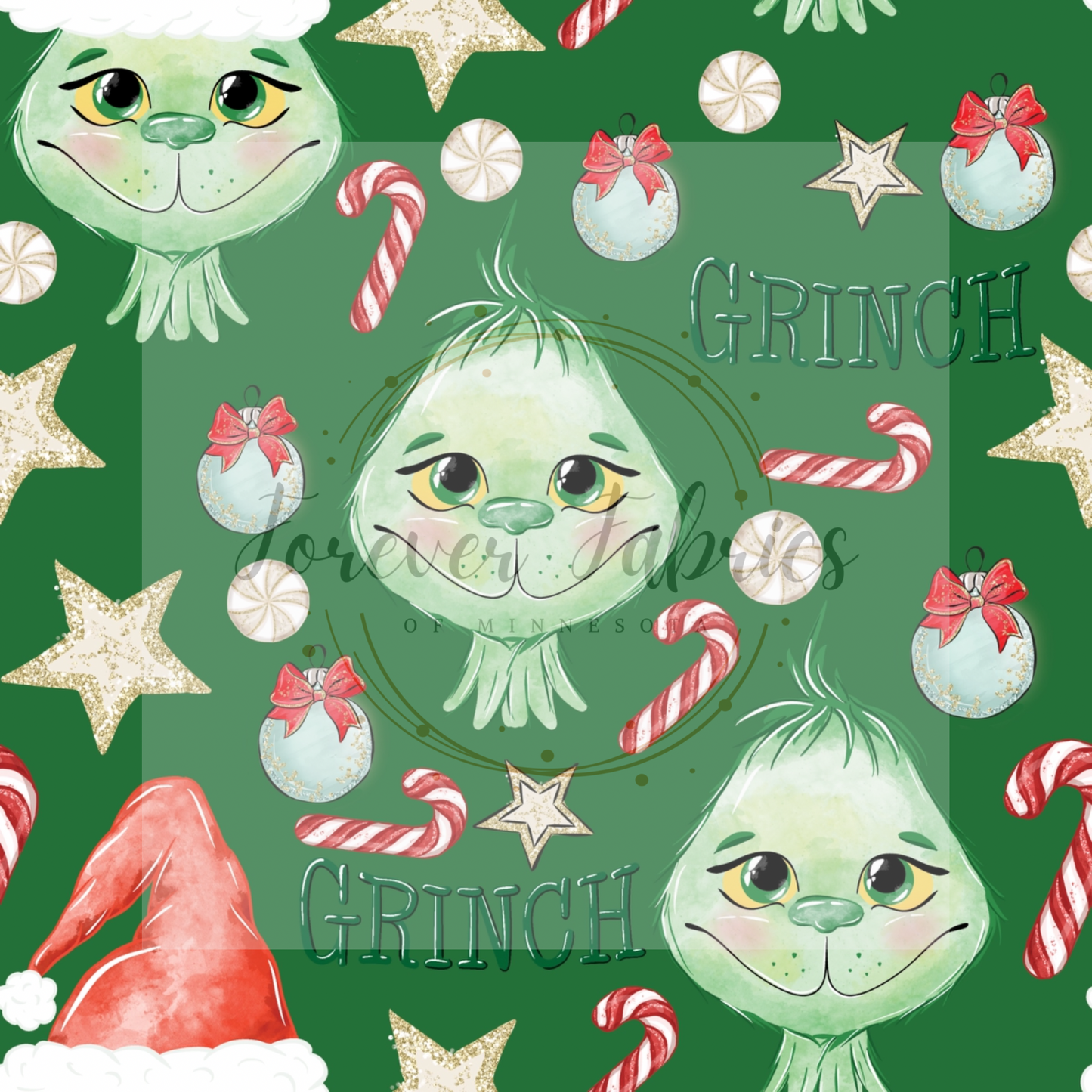 Baby Grinch Snacks | Preorder |By The Yard