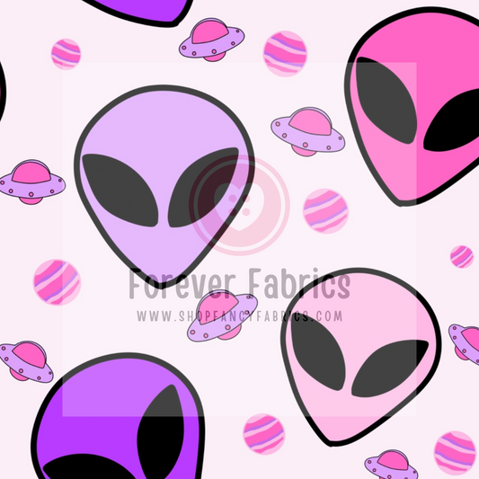 Pink Aliens |Preorder | By The Yard