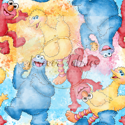 Big Bird & Friends | Preorder | By The Yard