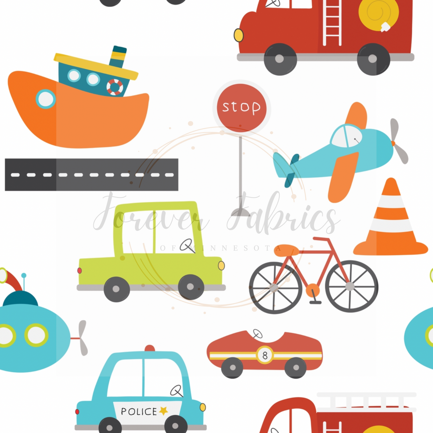 Cars, Boats, Planes & Bikes| Preorder | By The Yard