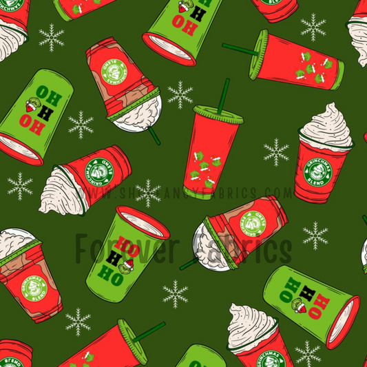 Christmas Coffee 1 | Preorder | By The Yard