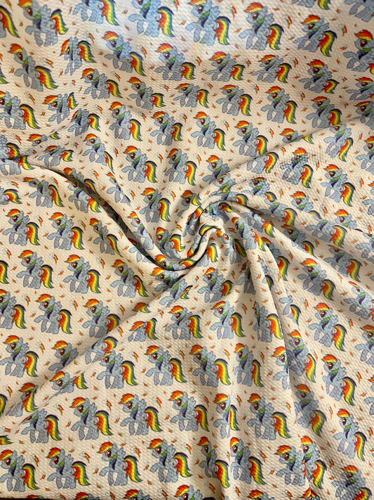 Blue Pony Rainbow Bullet