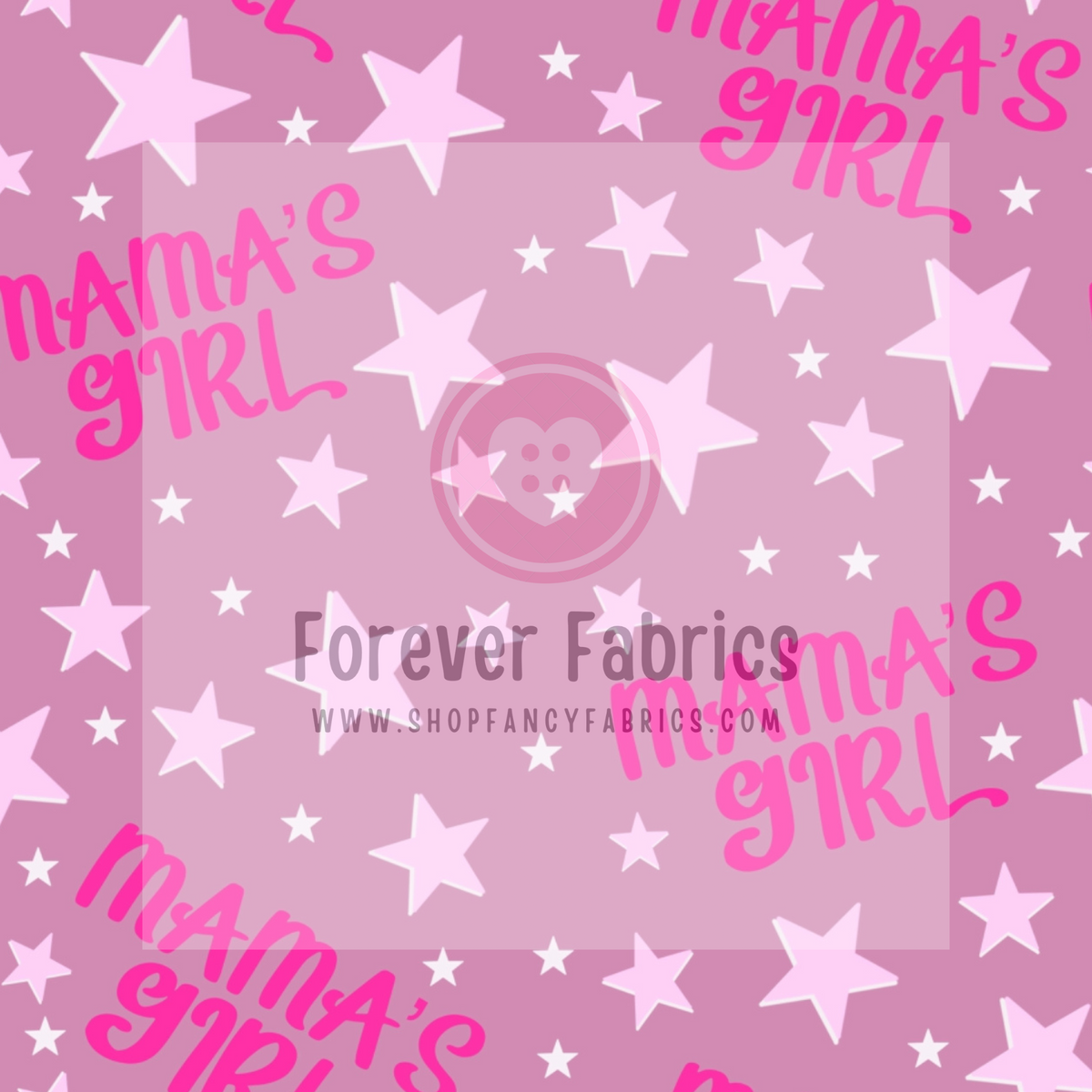 Mamas Girl Stars |Preorder | By The Yard