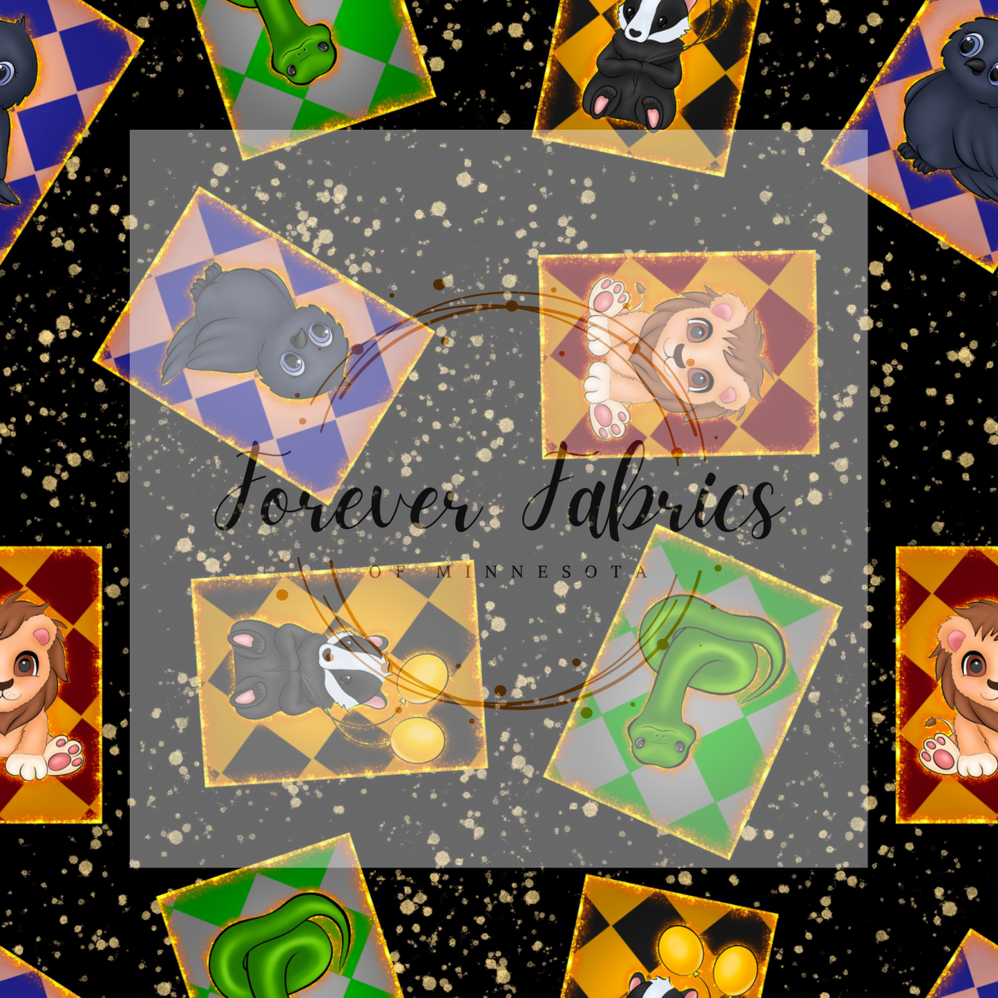 HP Cards  . . (BH/ 22) | Preorder | Fabric By The Yard