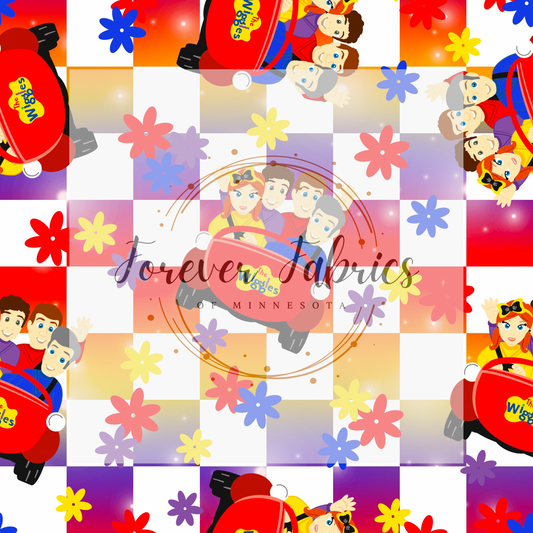 Wiggles   Checks . .   . .  (BH/ 23). | Preorder | Fabric By The Yard