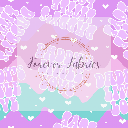 Daddy’s Little Love    . (BH/ 23) | Preorder | Fabric By The Yard