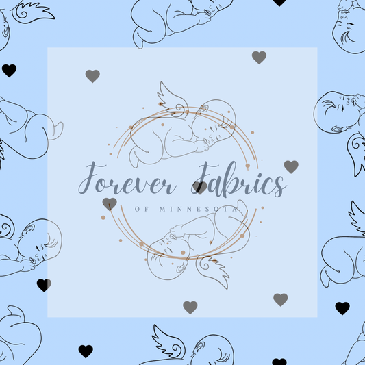 Baby Boy Angel      .  .  . . . .   . .  (BH/ 23). | Preorder | Fabric By The Yard